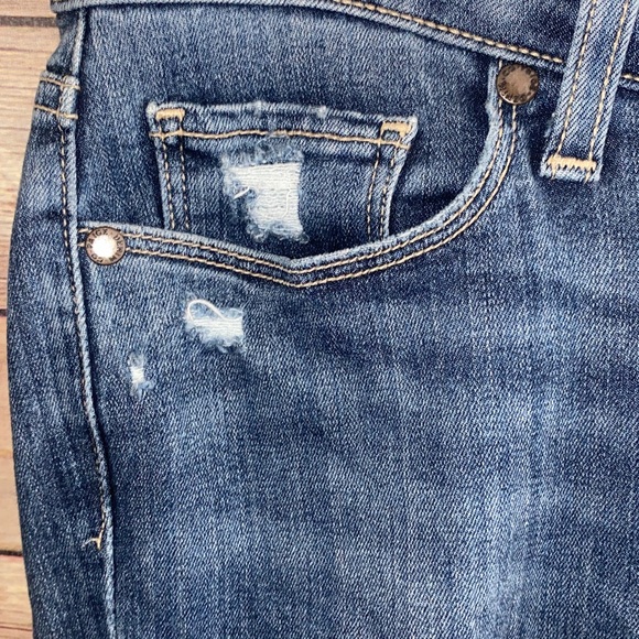 Paige Verdugo Ultra Skinny Factory Distressed Jeans - Picture 3 of 10